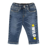 JOHN RICHMOND jeans tinta unita con stampa Azzurro per Bambino RIA24065JEJ AZZURRO JOHN RICHMOND 