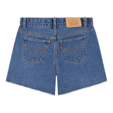 Levi'S Short Tinta Unita In Denim per Neonata 34EM220KN BLU LEVI'S 