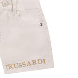 Trussardi Bermuda Tinta Unita con Girovita Regolabile per Bambino TIP25041BEXJ BEIGE TRUSSARDI 
