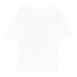 Stella Mccartney T-Shirt Girocollo Tinta Unita con Stampa per Neonata TW8A11N BIANCO STELLA McCARTNEY 