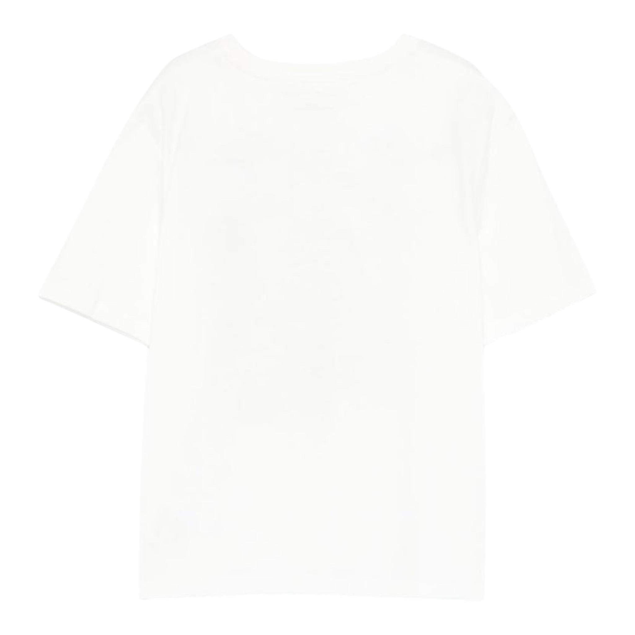 Stella Mccartney T-Shirt Girocollo Tinta Unita con Stampa per Neonata TW8A11N BIANCO STELLA McCARTNEY 