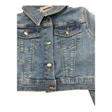 Liu Jo Giubbino In Denim Tinta Unita per Neonata KA5066N BLU LIU JO 