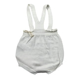 Wedoble Pagliaccetto Tinta Unita con Trafori per Neonato V2401305B BIANCO WEDOBLE 