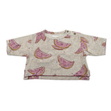 Play Up T-Shirt Modello Crop Tinta Unita per Neonata PA022AQ11351 BEIGE PLAY UP 