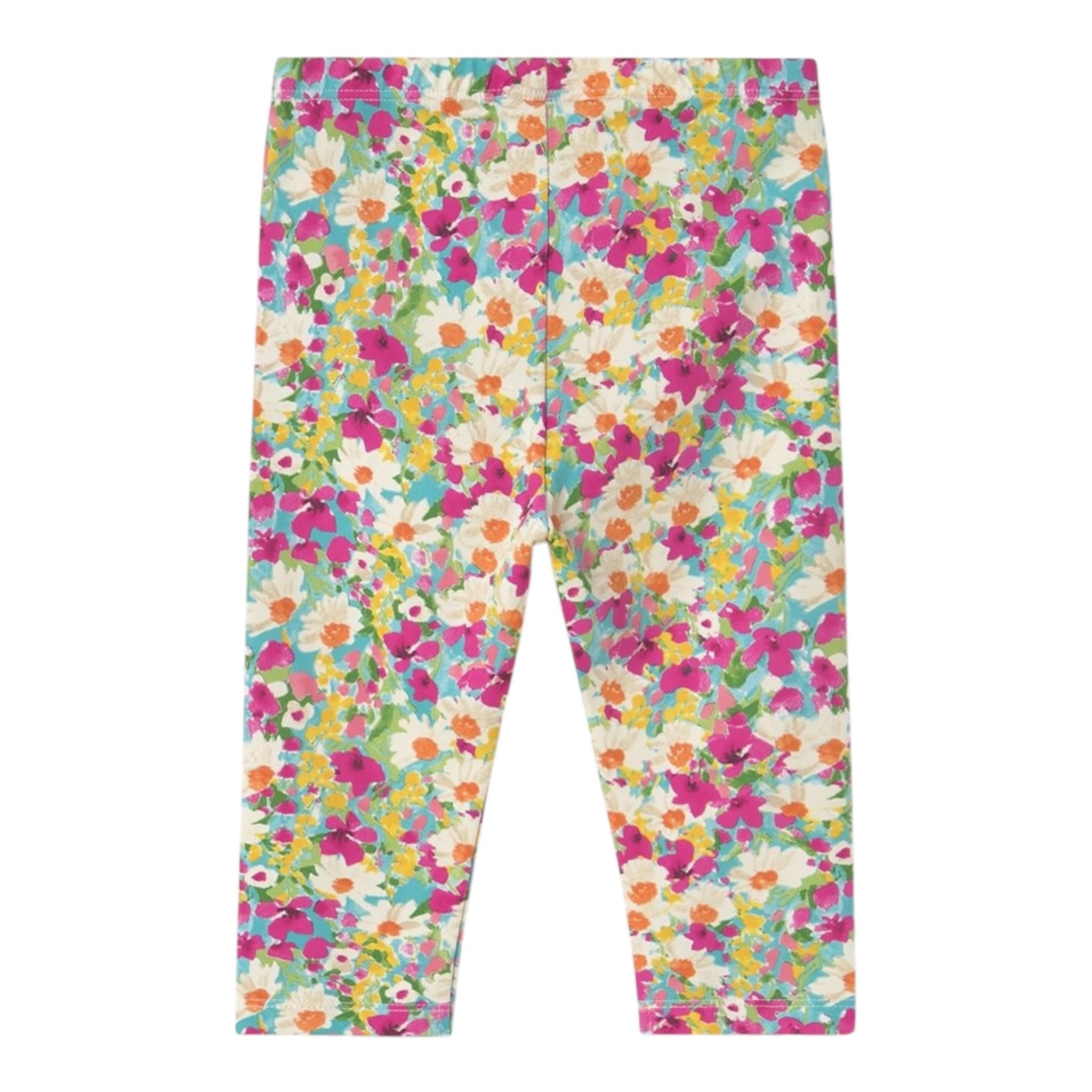 Mayoral Leggins Tinta Unita Fntasia Floreale per Neonata 1733 AZZURRO MAYORAL 