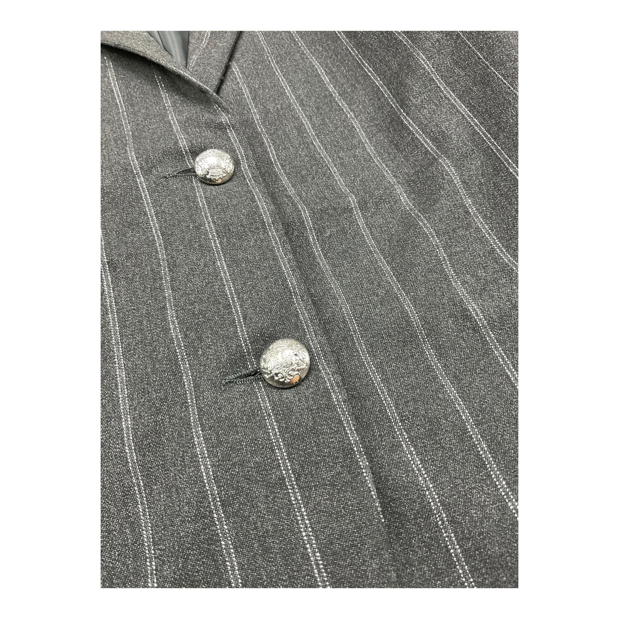 VICOLO giacca tinta unita con fantasia a righe Grigo per Bambina 3141J00130 GRIGIO VICOLO 