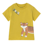 Mayoral Completo 3 Pezzi 2 T-Shirt-Bermuda per Neonato 1652 GIALLO MAYORAL 