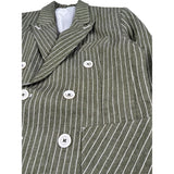 Emanuel Pris Giacca Tinta Unita con Taschino per Bambino EGC1075RX VERDE EMANUEL PRIS 