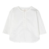 Teddy E Minou Camicia Manica Lunga Tinta Unita per Neonato E25CI007C6039 BIANCO TEDDY E MINOU 
