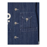 C.P. Company Giubbino Tinta Unita In Denim  per Bambino CUA003X BLU C.P. COMPANY 