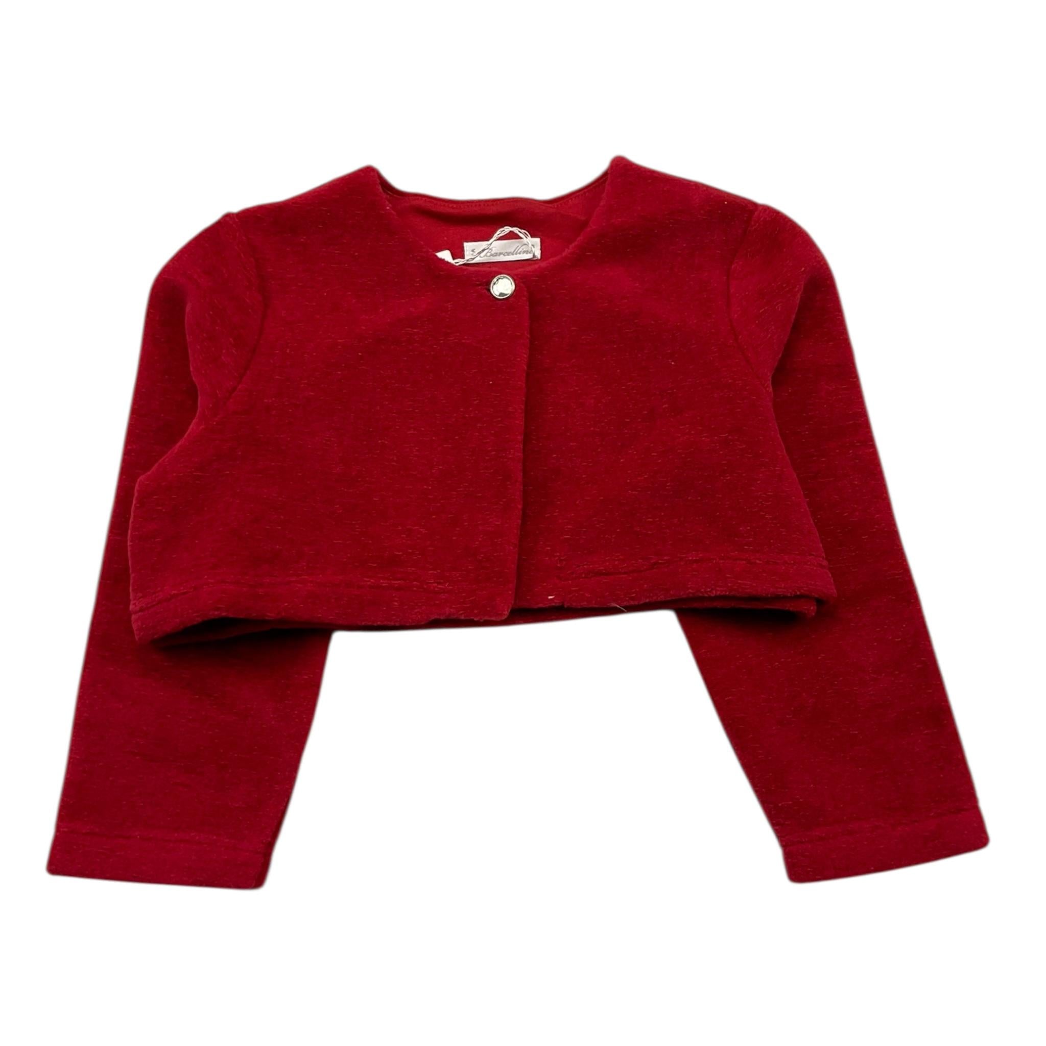 BARCELLINO coprispalle tinta unita Rosso per Neonata 115713 ROSSO BARCELLINO 