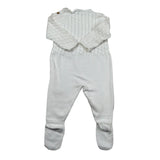 Wedoble Tutina Manica Lunga Tinta Unita per Neonato V2404346A BIANCO WEDOBLE 