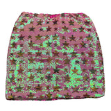 MARC ELLIS gonna tinta unita paillettata Rosa per Bambina JMJSK15730 ROSA MARC ELLIS 