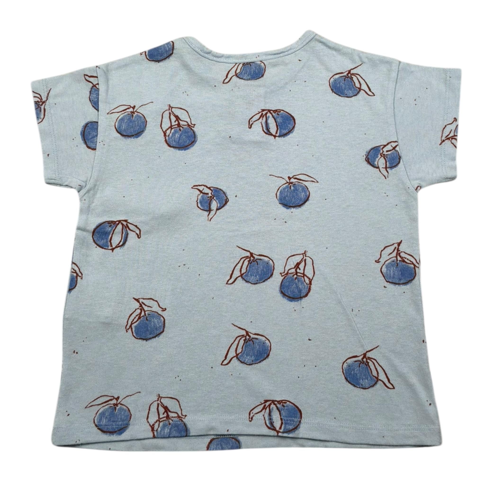 Play Up T-Shirt Girocollo Tinta Unita con Stampe per Bambino PA011AQ11054 AZZURRO PLAY UP 