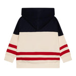 Tommy Hilfiger Felpa Multicolor con Cappuccio E Stampa per Bambino KB0KB09584 BEIGE TOMMY HILFIGER 