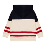 Tommy Hilfiger Felpa Multicolor con Cappuccio E Stampa per Bambino KB0KB09584 BEIGE TOMMY HILFIGER 