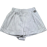 Liu Jo Short Tinta Unita con Elastico In Vita per Bambina KA5058 BIANCO LIU JO 