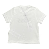 Boss T-Shirt Girocollo tinta unita con Stampa Bianco per Neonato J50624 BIANCO BOSS 