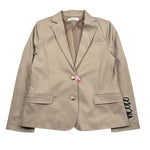 Vicolo Giacca Tinta Unita con Stampa per Bambina 3145J00348 BEIGE VICOLO 