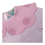 A' La Page T-Shirt Tinta Unita con Colletto per Neonata AL05 ROSA A' LA PAGE 