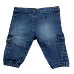 EMC jeans tinta unita con tasconi Blu per Neonato BZ7073 BLU EMC 