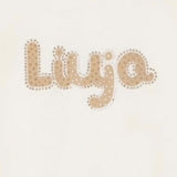 Liu Jo Shirt Tinta Unita Girocollo con Brillantini per Bambina KF4069 PANNA LIU JO 