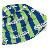 Moschino Cappello Modello Pescatore Bicolore con Stampa per Bambino HUX02Q VERDE/BLU MOSCHINO 