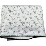 Trussardi Coperta Tinta Unita con Stampe Logo per Neonato TL26004CE BIANCO TRUSSARDI 