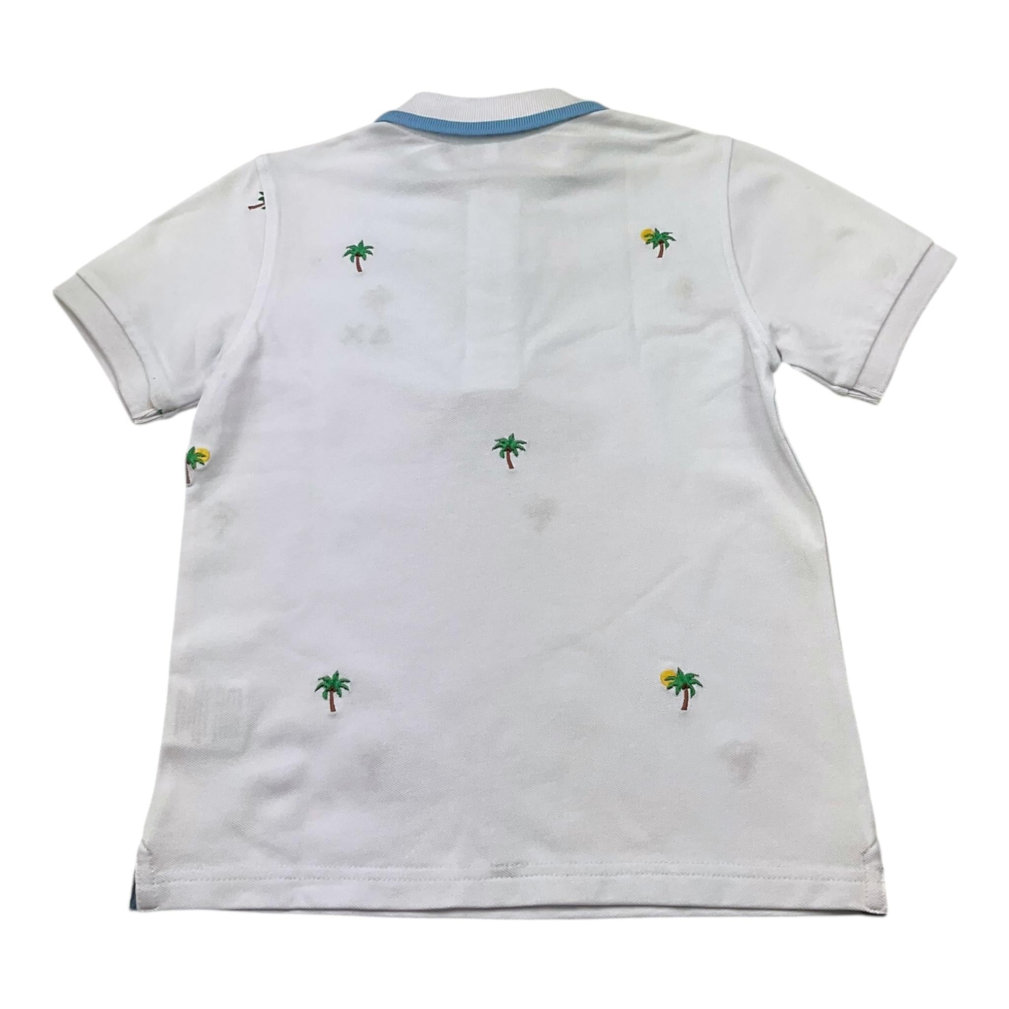 Sun68 Polo Mezza Manica Tinta Unita per Bambino CPA35328 BIANCO SUN68 