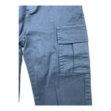 Zhoe & Tobiah Pantalone Tinta Unita Con Girovita Regolabile Blu Per Neonato