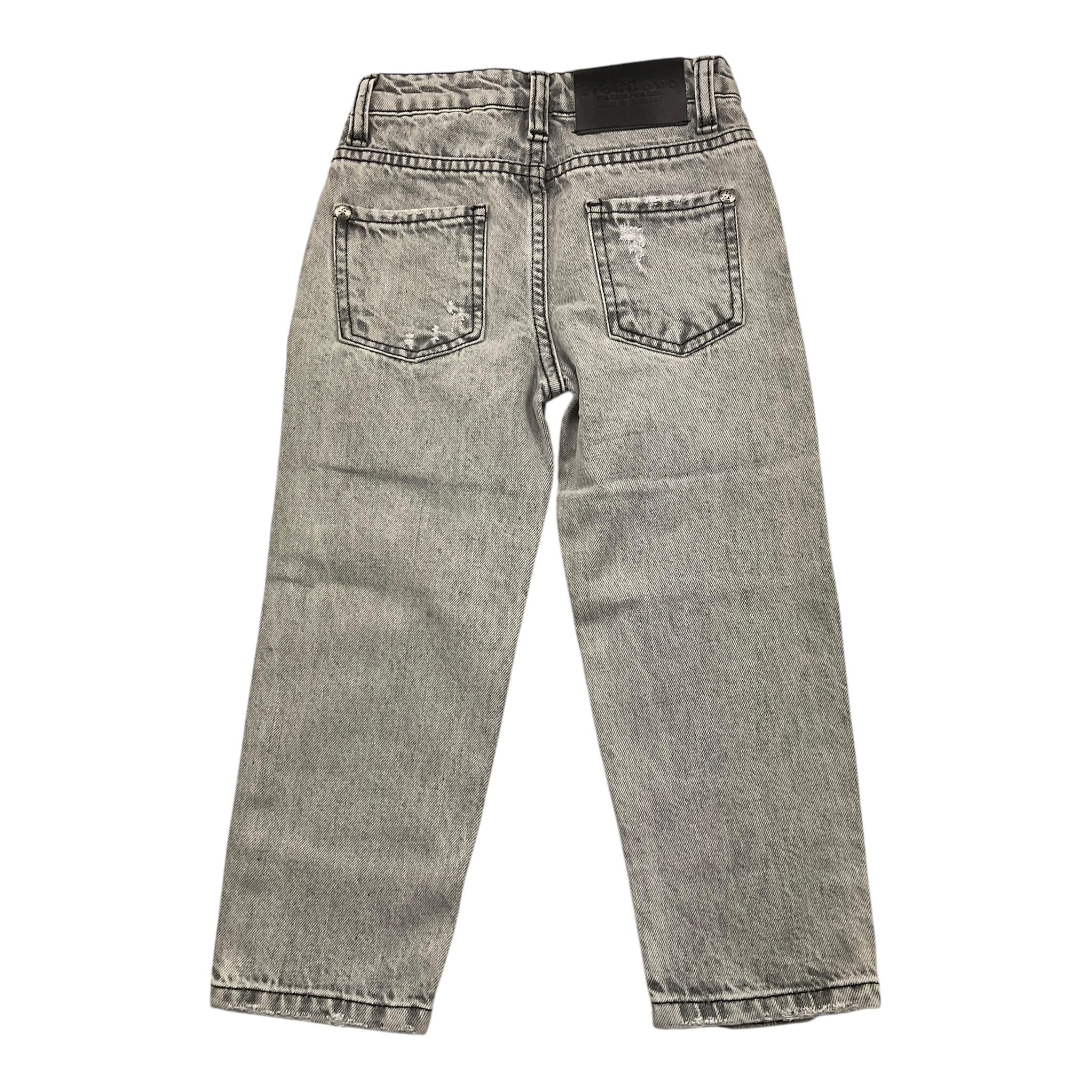 JOHN RICHMOND jeans tinta unita con girovita regolabile Grigio per Bambino RBA24158JE GRIGIO JOHN RICHMOND 