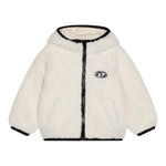 DIESEL giubbino teddy tinta unita cn cappuccio Panna per Bambino K00557J PANNA DIESEL 