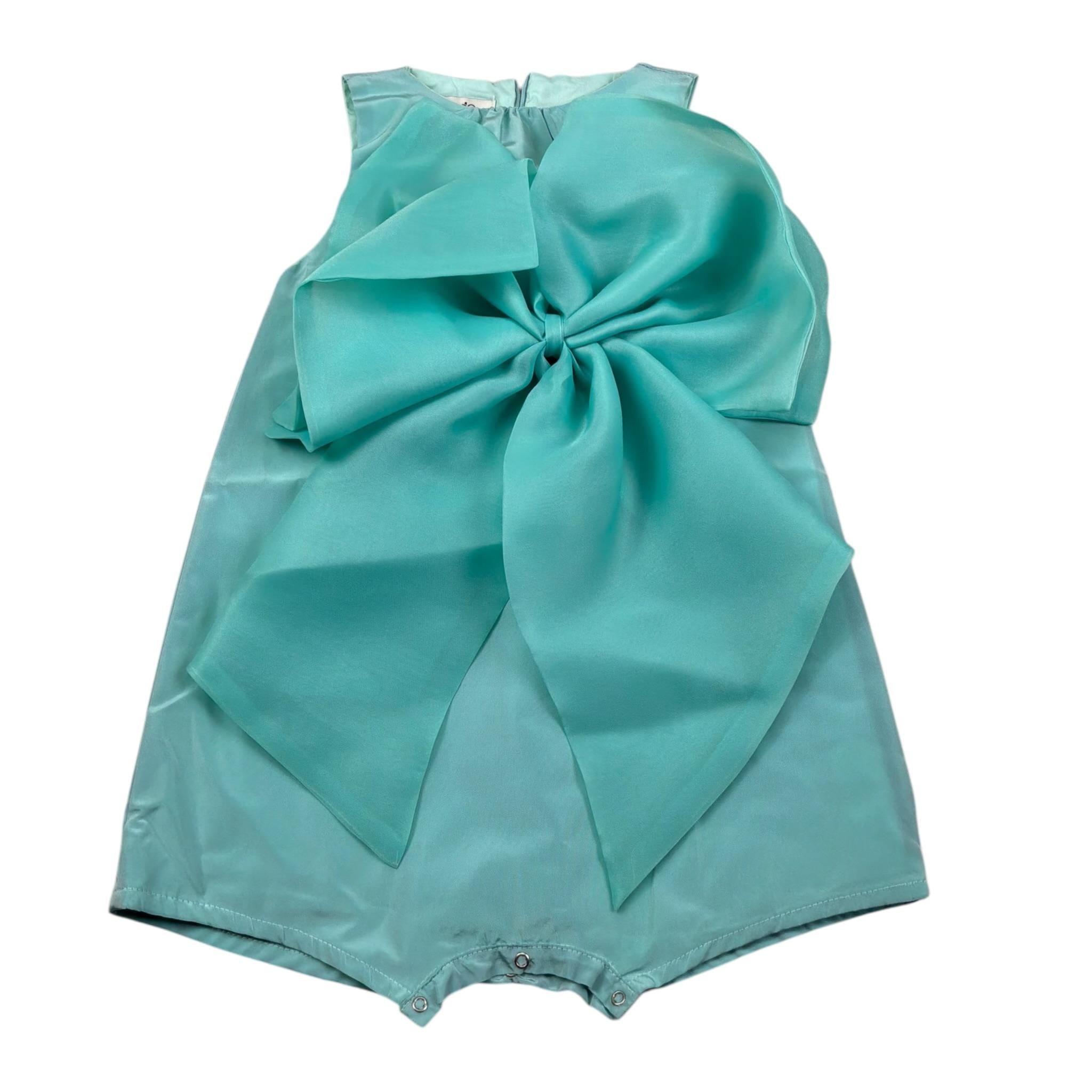 A' La Page Pagliaccetto Tinta Unita con Fiocco per Bambina AL21J TIFFANY A' LA PAGE 