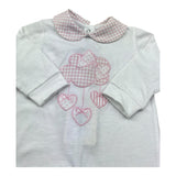 Isabel & Martinez Tutina Manica Lunga Tinta Unita con Stampa per Neonata IMG BIANCO ISABEL & MARTINEZ 