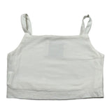 Dusty Color Top Tinta Unita per Neonata DJWS5004TPN BIANCO DUSTY COLOR 