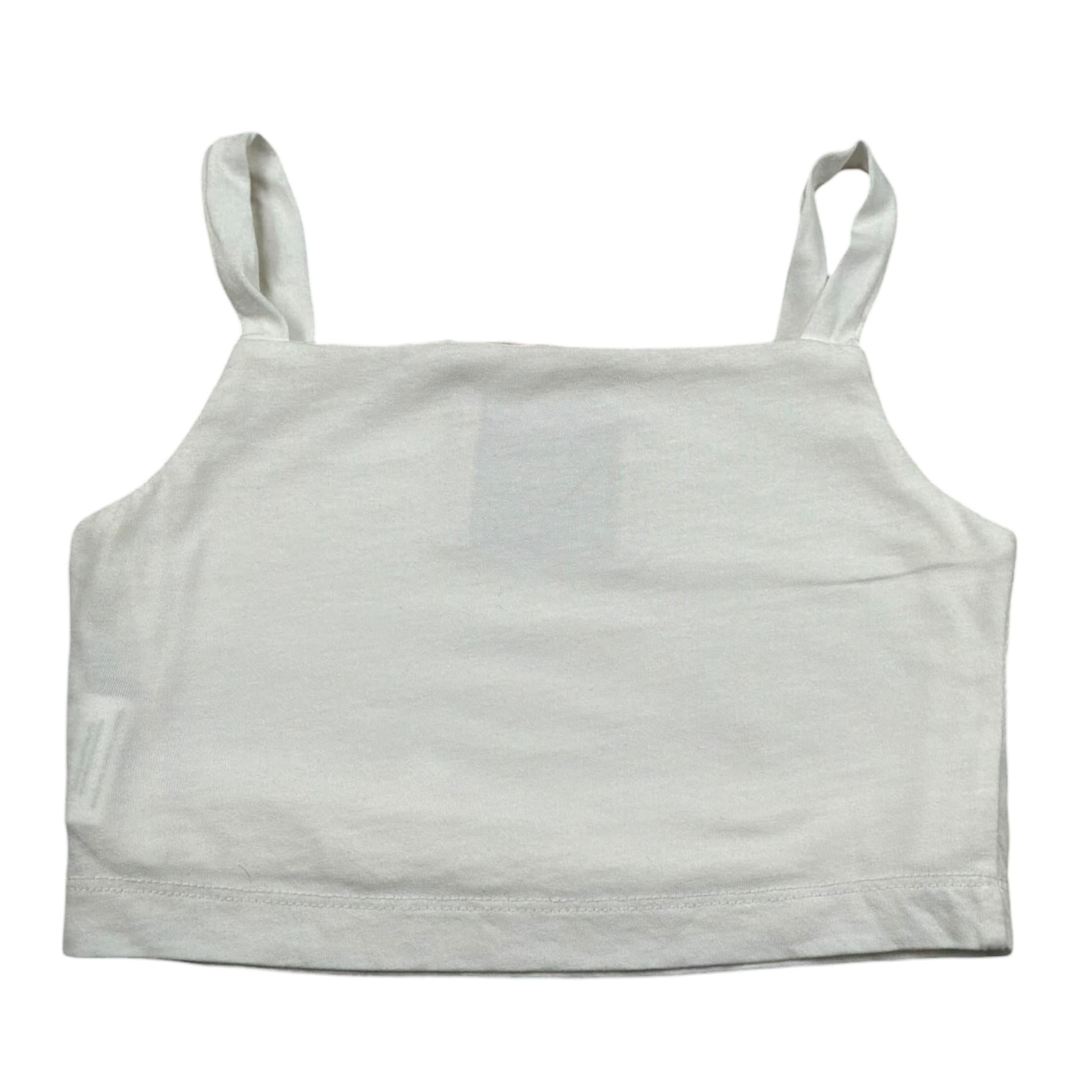 Dusty Color Top Tinta Unita per Neonata DJWS5004TPN BIANCO DUSTY COLOR 