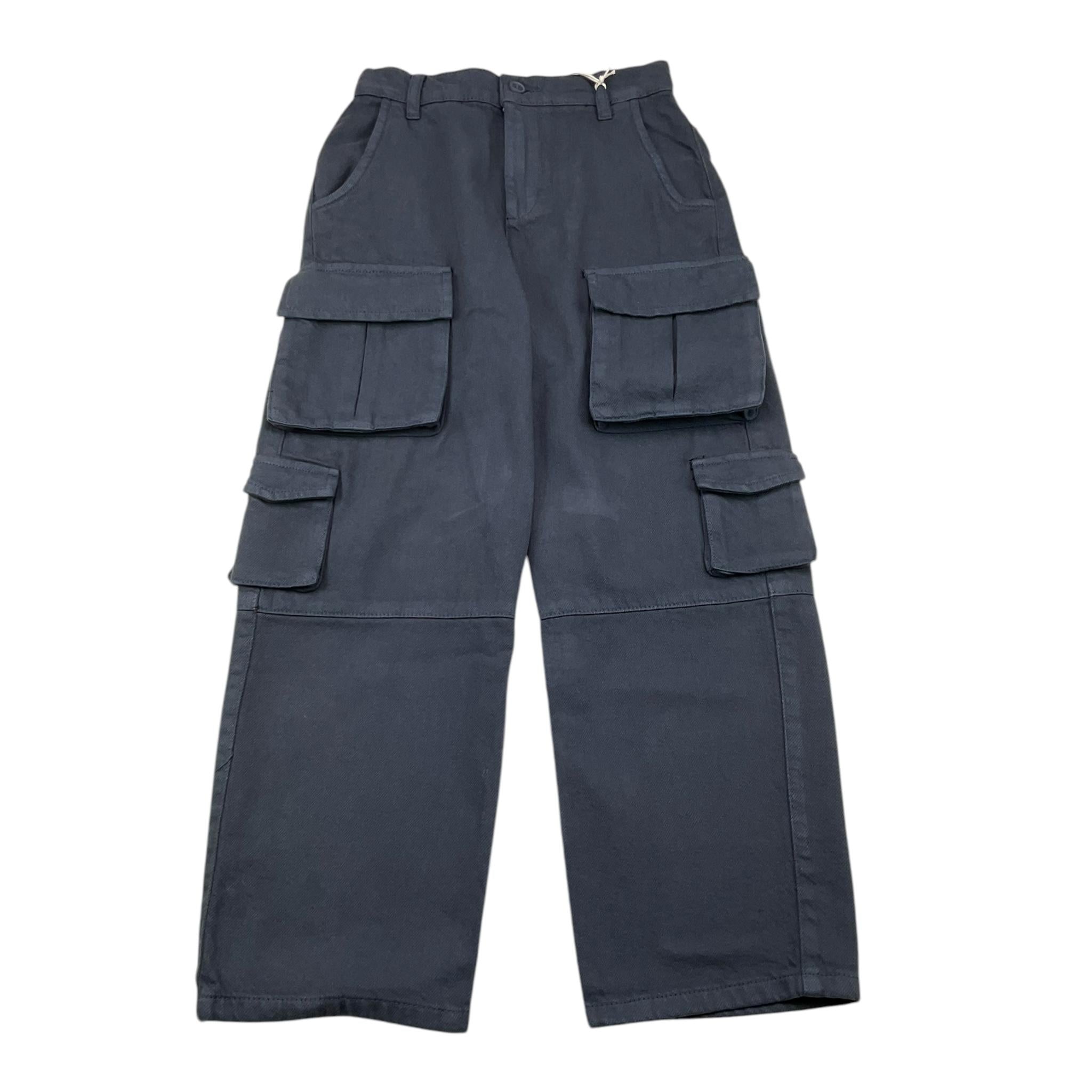 DOU DOU pantalone tinta unita modello cargo Blu per Bambino DV6P20 BLU DOU DOU 