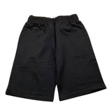 Zu+Elements Bermuda In Felpa Tinta Unita Nero Per Bambino