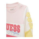 GUESS abito manica lunga girocollo multicolor con logo Multicolor per Neonata A4YK01KA6R3X MULTICOLOR GUESS 