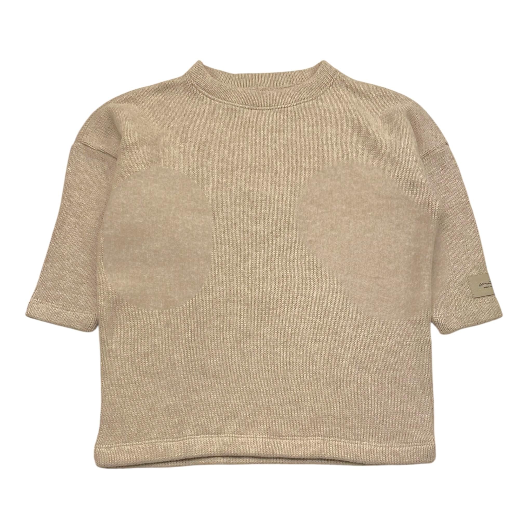 @MADILLY abito tinta unita grocollo  Sabbia per Bambina 018899 SABBIA @MADILLY 