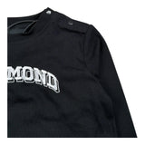 John Richmond Shirt Girocollo Tinta Unita con Stampa per Neonato RIP26130TS NERO JOHN RICHMOND 