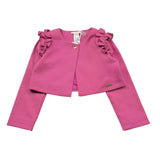 Liu Jo Coprispalle Tinta Unita con Balze per Bambina KF3090 VIOLA LIU JO 