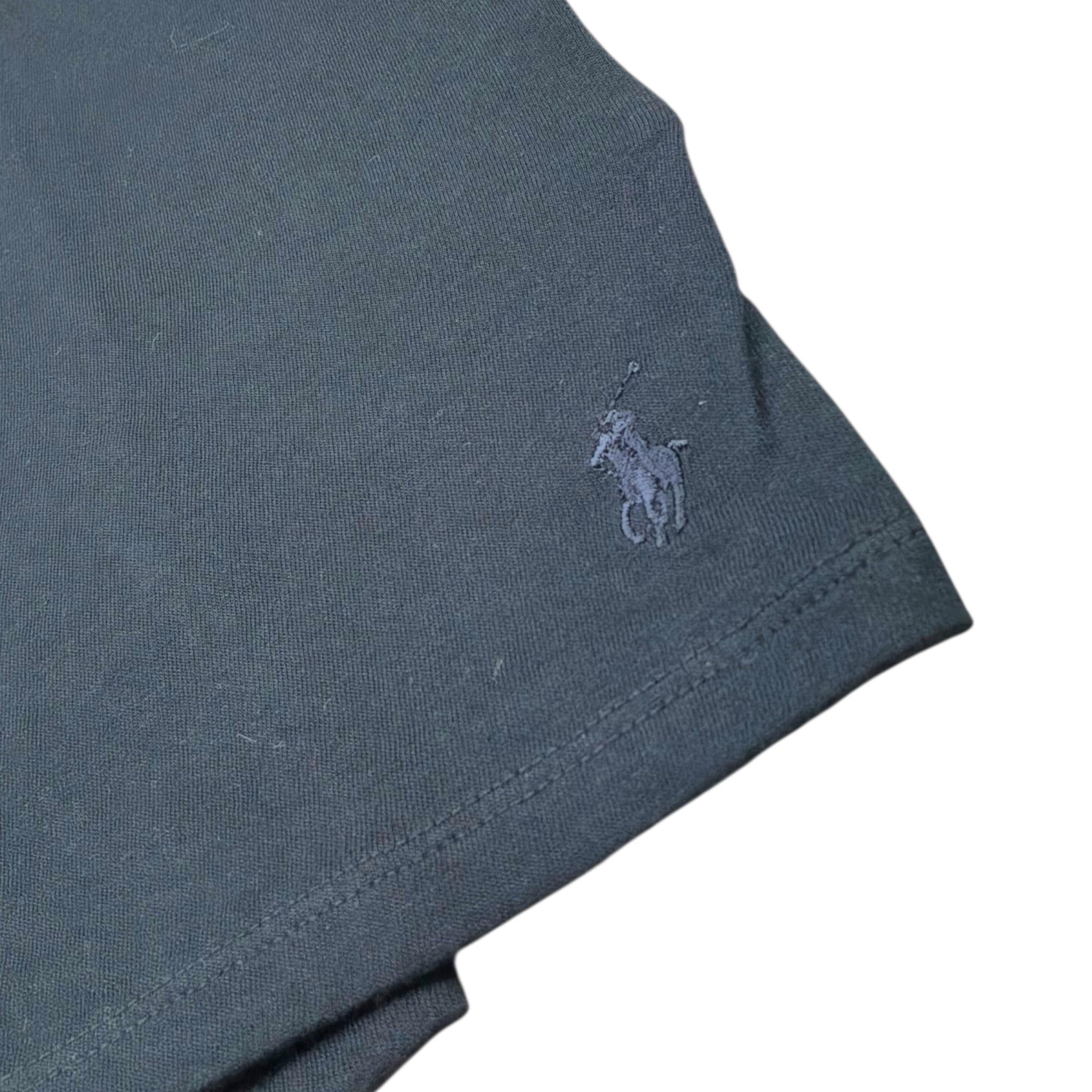 Ralph Lauren Set 2 T-Shirt Tinta Unita  per Bambino FJFJFJ NERO RALPH LAUREN 