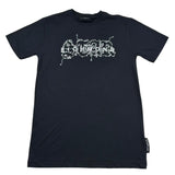 John Richmond Abito Mezza Manica Tinta Unita Brillantino per Bambina RGP26196VE NERO JOHN RICHMOND 