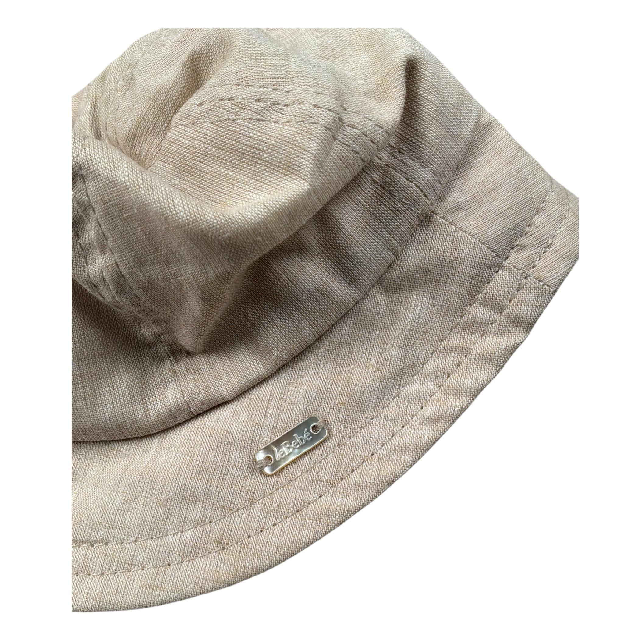 Le Bebe Cappello Tinta Unita per Neonato LBB5025 BEIGE LE BEBE 