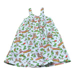 Moschino Abito Tinta Unita con Fantasia per Bambina HDV0HF BIANCO MOSCHINO 