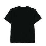 Elisabetta Franchi T-Shirt Girocollo Tinta Unita con Applicazioni Brillantini per Bambina EFTS230XXX NERO ELISABETTA FRANCHI 