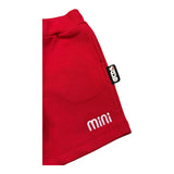 Gcds Bermuda Tuta Tinta Unita con Logo per Neonato 027942 ROSSO GCDS 