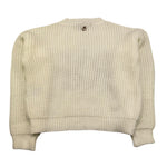 RELISH maglia girocollo tinta unita con ricami Panna per Bambina RGA2302114014 PANNA RELISH 