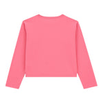 GUESS shirt tinta unita girocollo con stampa Rosa per Bambina J4YI18K6YW4X ROSA GUESS 